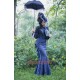 Surface Spell Gothic Nyx Fishtail Long Skirt(5 Colours)
